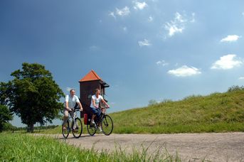 Landschaftsfenster Turm eines Deichrichters 
