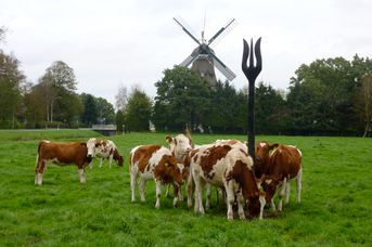 Scheuerpfahlskulptur "Aalstecher"