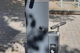 Fahrrad-Reparaturstation Leer